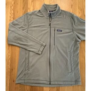 Patagonia Full Zip Fleece Jacket Gray Men's XL –‎ STY 26171 – Recycled Polyester